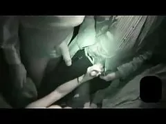Long cock penetrates deep in the anus of the woman and the guy cums