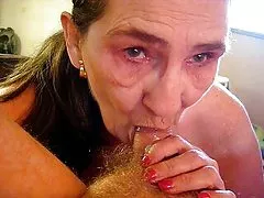 Russian blond sucks cock in a pose of a swallow and gives the guy in the ass