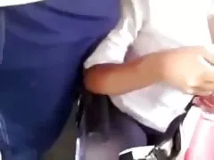 The blonde was getting his ball in the hole