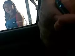 Chic little black girl shows young body
