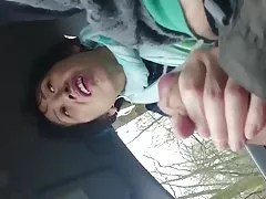 Blonde in the bathroom spread her legs and got cunt from the guy