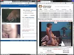 Nyashka wanted to get fucked in the pussy and ass by turns