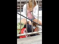 Huge dick penetrates the pussy of a cute girl and she moans