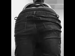 Old whore gets anal from black guy