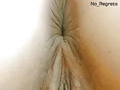Beautiful chick with super boobs does blowjob in the shower