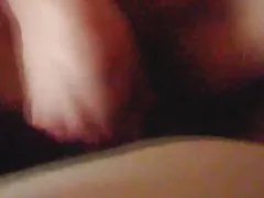 The shaven-headed man fuck a young blonde girl and filled the face with sperm