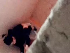 Butch lesbian fucked the woman is not home and licked pussy