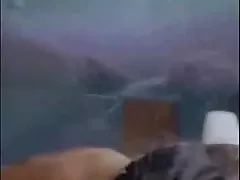 The guy put a chick riding on the statue and cumshot in the cunt after fucking