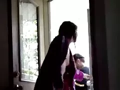 Charms girls seduced guy for fucking
