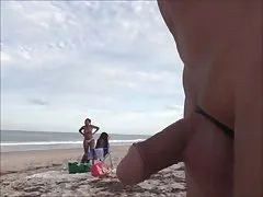 Blonde wanked ... a lot of sperm