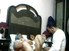 A bit fat girl pushed onto the dick and fucked in pussy