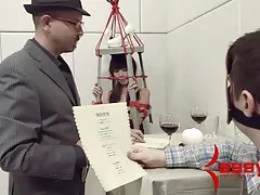The girl came to the dork on the farm and was fucked in the ass