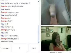 Cute bitch painted over the abdomen and chest after fucking