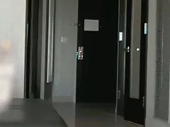 Passionate fuck on one leg with a gorgeous chick