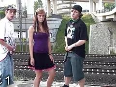 Walking funny in front of the cavalier