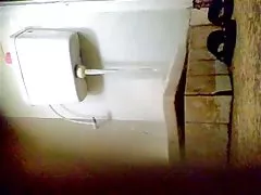 In a room with white walls and shining floors boast teen tits