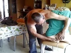 Beautiful brunette sucks dick guy and licks his dong to cum