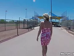 Attractive blonde sucks dick guy in pussy fucks