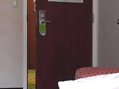 Blonde sucks dick and fucks with a guy