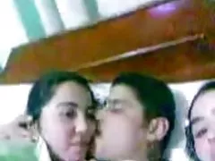 Guy fucks a mulatto and cums on the crotch