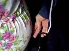 Two sexy lesbians in pool, holding hands ...
