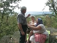 Dark haired russian bitch cums in stockings