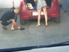 Slut took the phallus in the kunka