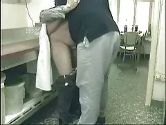 The blonde's face all splattered with cum after a leisurely sex