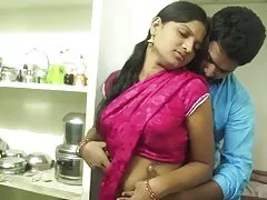 Beauty viable slave in the kitchen and sucked the dick of the guy as a reward