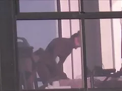 Alex thomas makes a picturesque bending over blowjob fuck guy