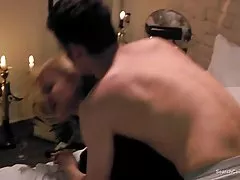 Classic threesome-threesome lesbian and cum