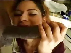 Japanese vibrator brought the young girl and began to fuck cancer