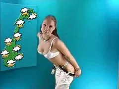 Sits on rubber cock and shoots on webcam