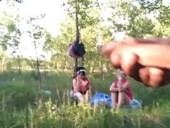 Russian nurse fingering and enhances the member