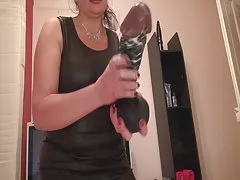 Perched on the machine fucker