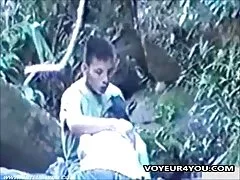 Fries black slut in the ass