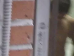Girl sucks on the shell of lucky