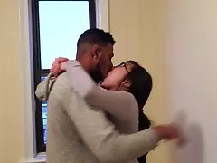 Guy fucks girl in the pussy and from behind has ass trans