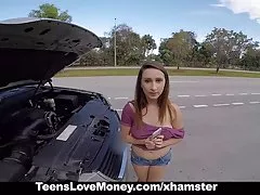 Busty athlete likes to be ass fucked after pussy
