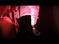Seductive russian bitch fucks with the masseur on the couch