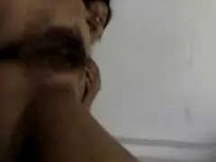 Thick girl sucks guy